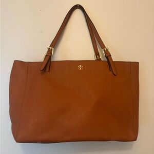 Tory Burch Brown Leather Robinson Tote
